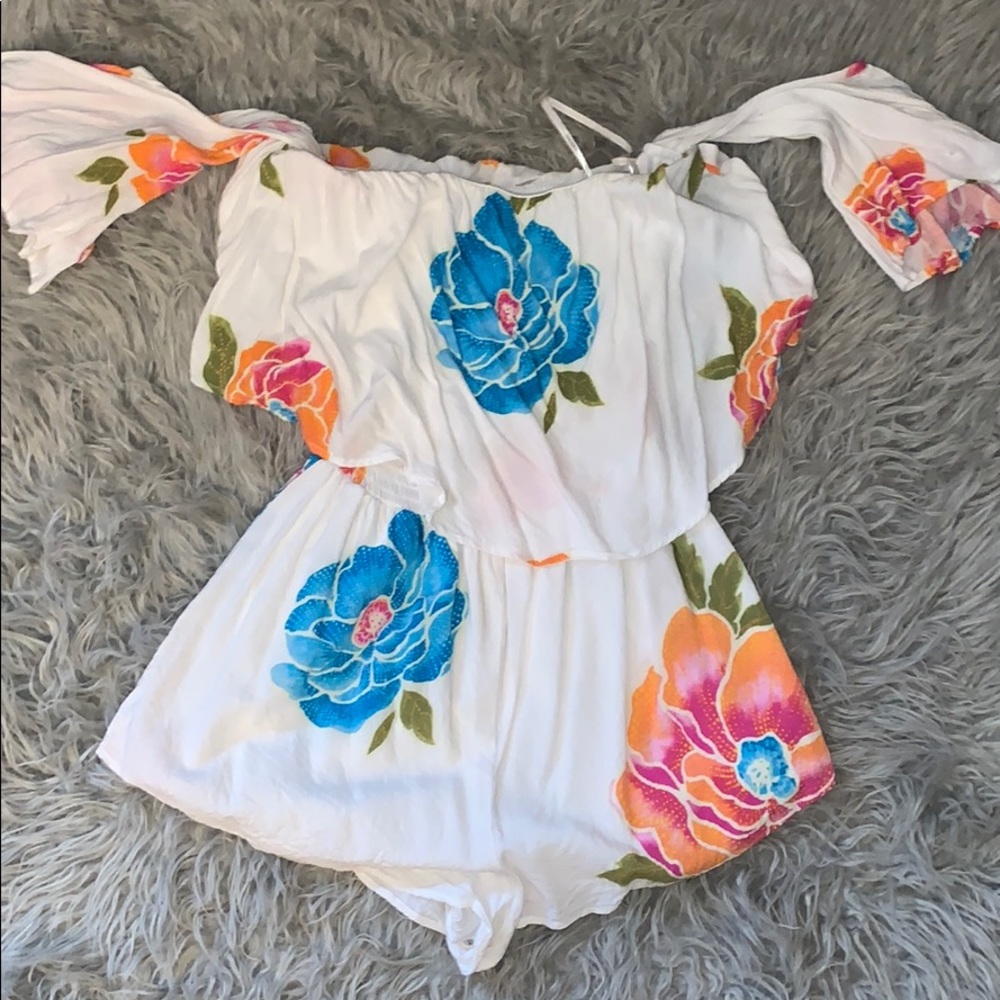 Forever 21 Floral Romper